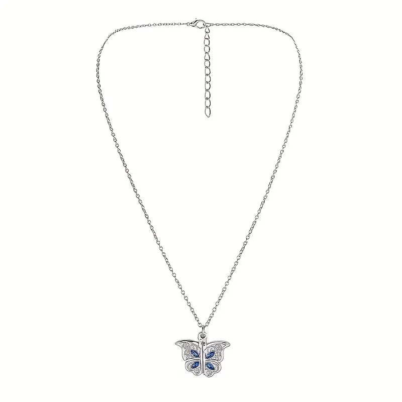 Openable Butterfly Necklace